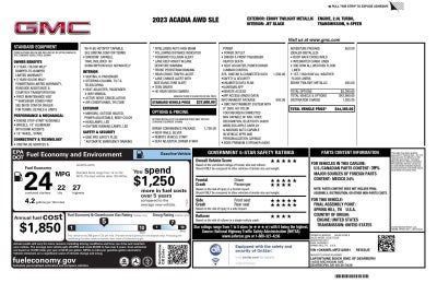2023 GMC Acadia SLE